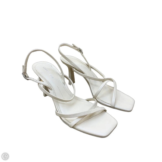 Sandals Heels Kitten By Gianni Bini In Beige, Size: 8.5