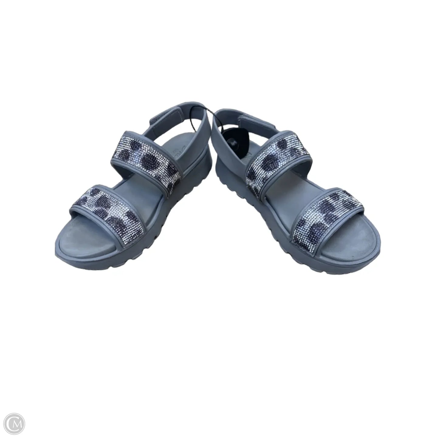 Sandals Flats By Skechers In Grey, Size: 8