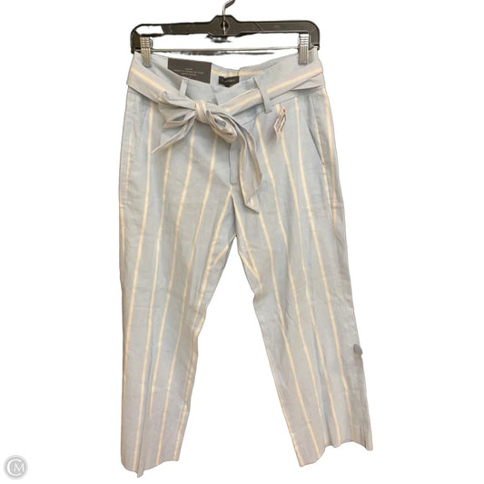 Pants Cropped By Banana Republic In Striped Pattern, Size: 4