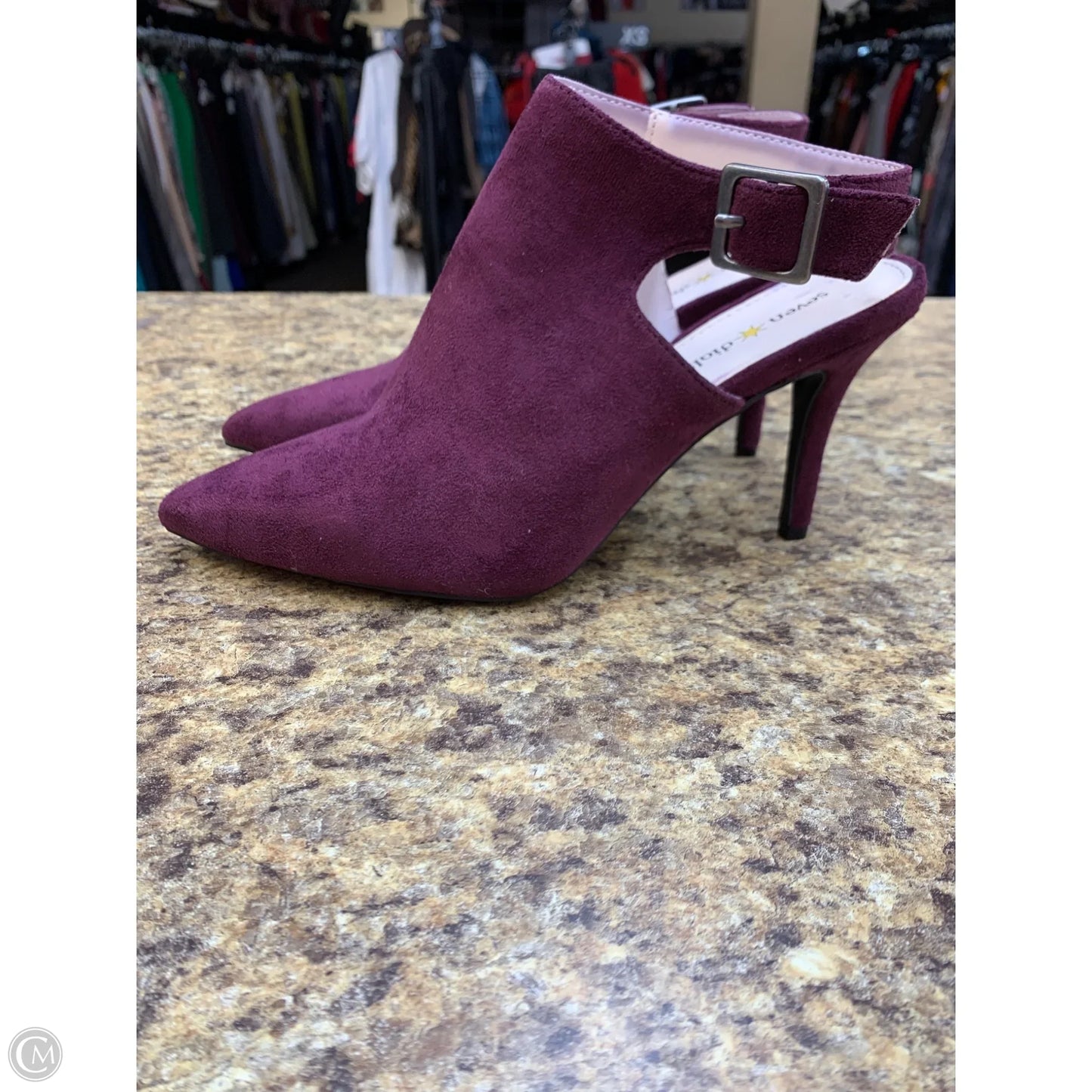 Shoes Heels Stiletto By Cmf In Purple, Size: 8.5