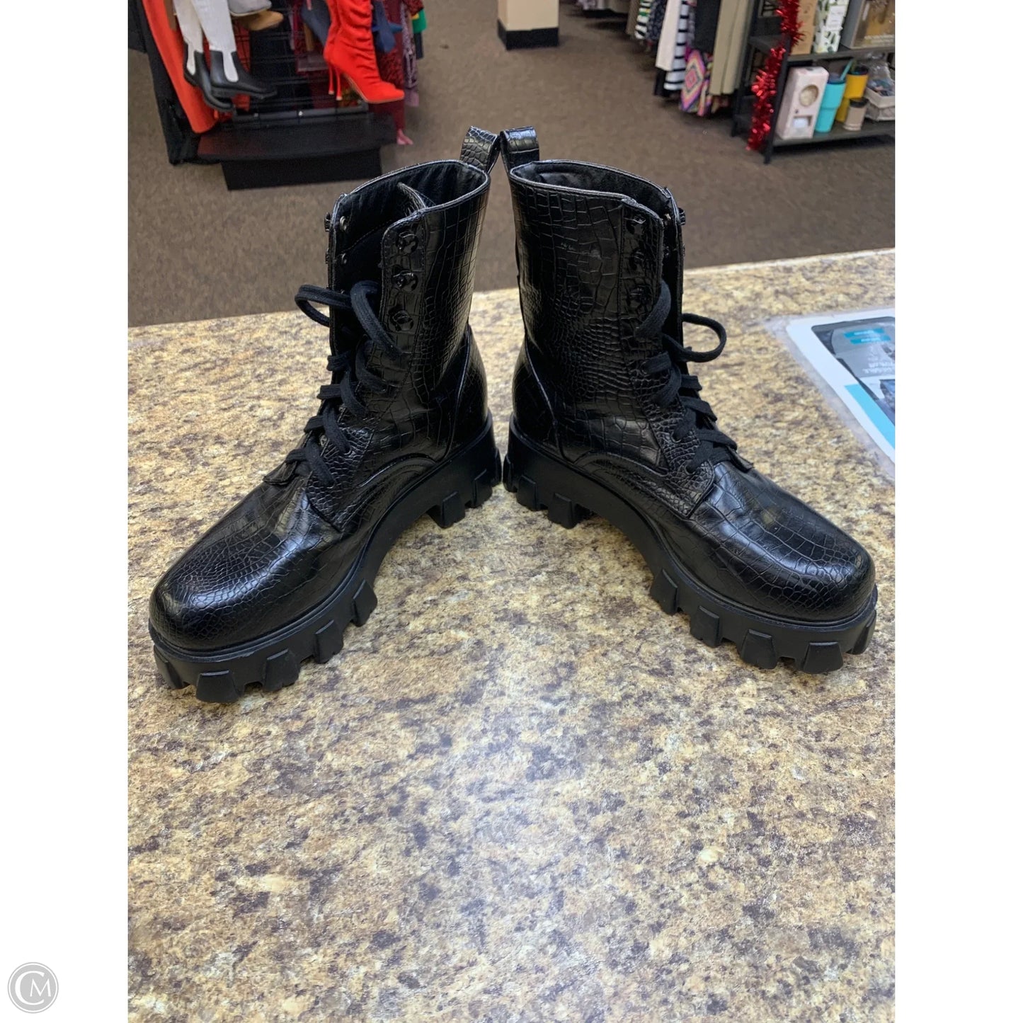 Boots Combat By Cmf In Black, Size: 7