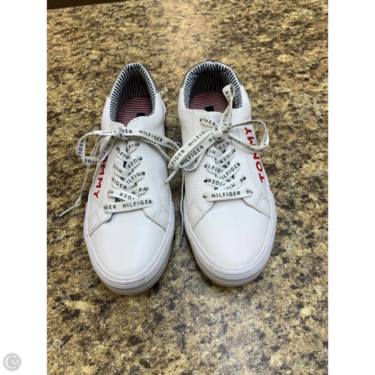 Shoes Sneakers By Tommy Hilfiger In White, Size: 7.5