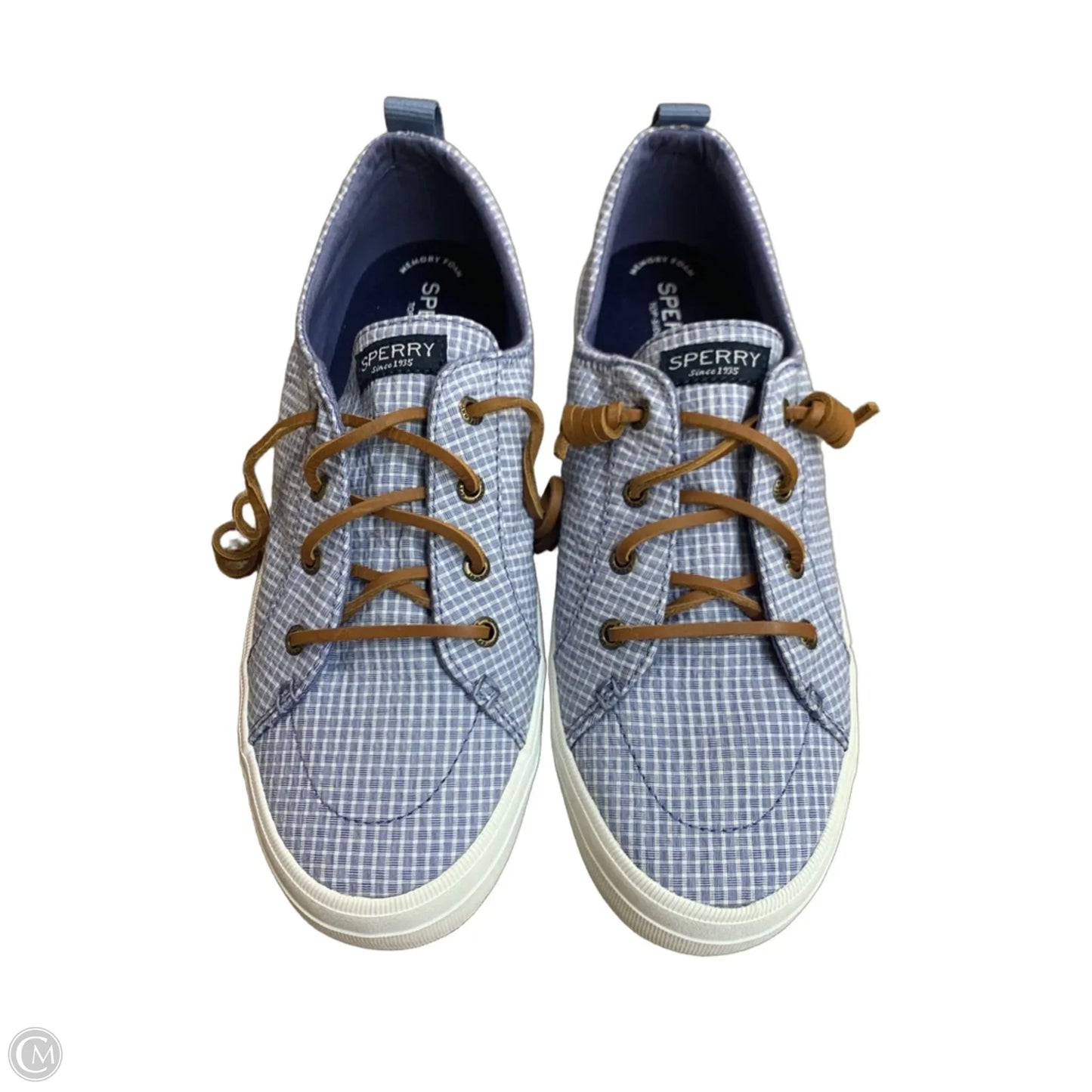 Shoes Sneakers By Sperry In Plaid Pattern, Size: 10