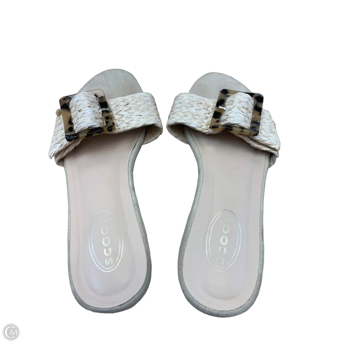 Sandals Flats By Scoop In Beige, Size: 9