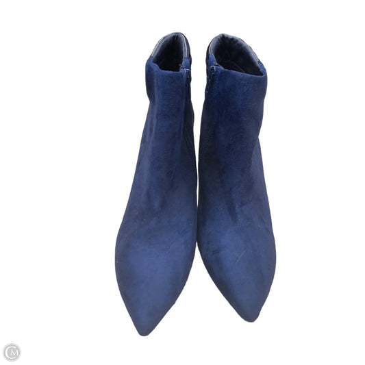 Boots Ankle Heels By Rouge In Blue, Size: 9