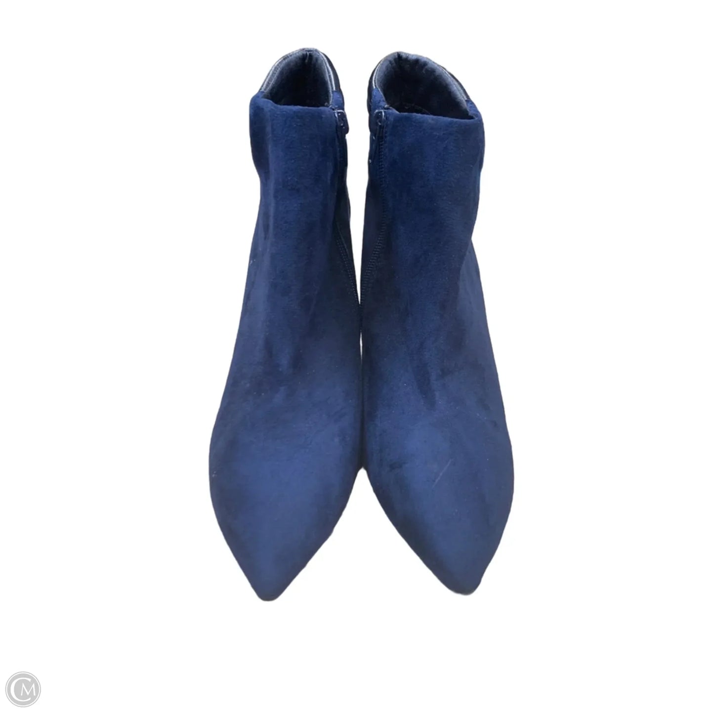 Boots Ankle Heels By Rouge In Blue, Size: 9