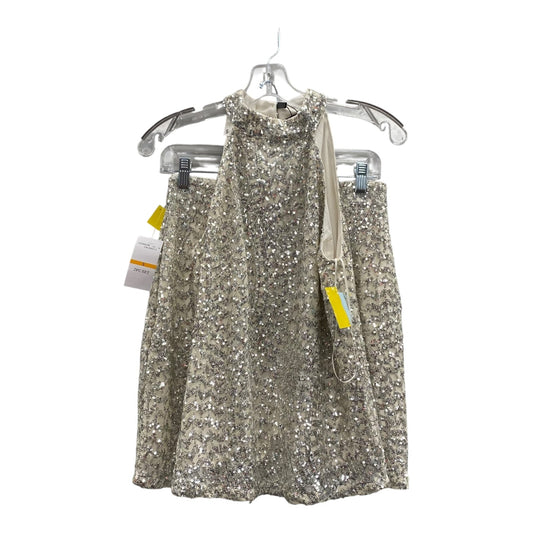 Skirt Set 2Pc By Cable And Gauge In Silver, Size:S 4/6