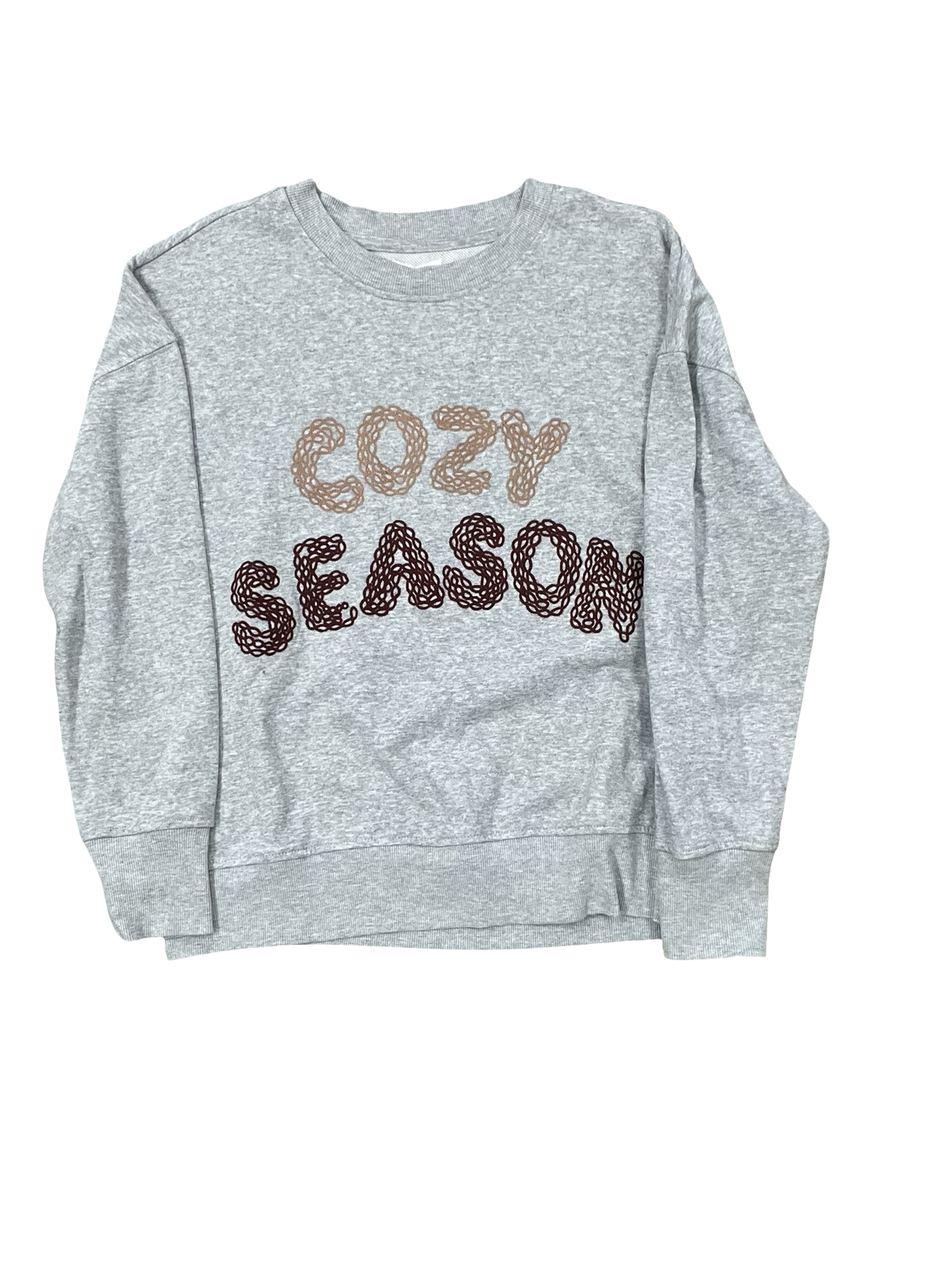 Sweatshirt Crewneck By Maurices In Grey, Size:L