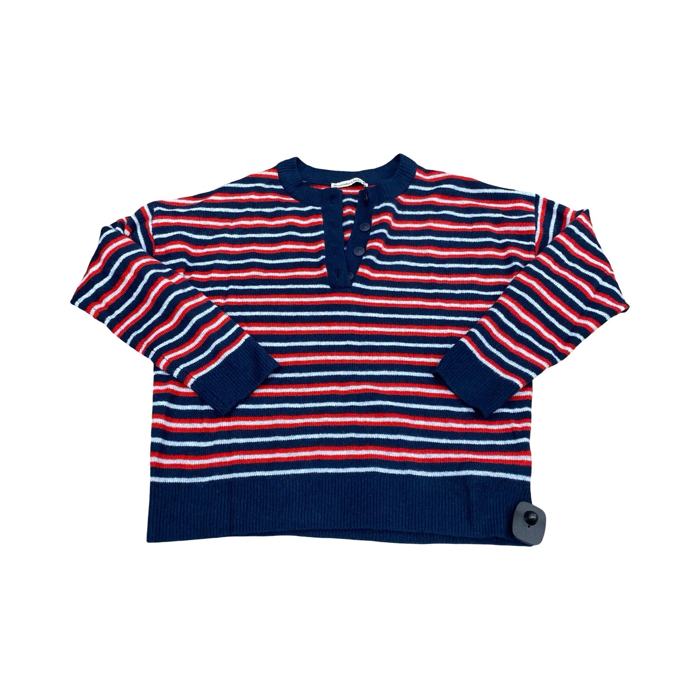 Sweater By Abercrombie And Fitch In Striped Pattern, Size:M