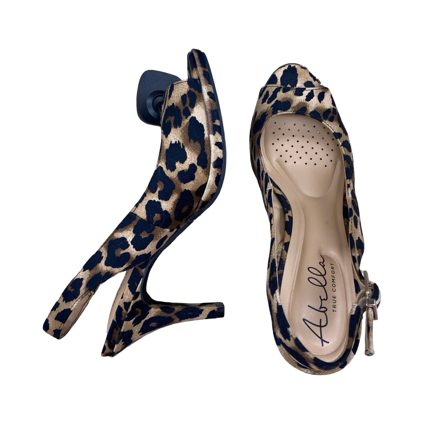 Shoes Heels Stiletto By Abella In Animal Print, Size:7