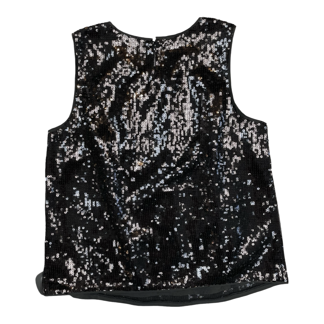 Top Sleeveless By J. Crew In Black, Size:S