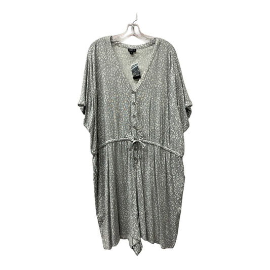 Romper By Torrid In Grey, Size:3X