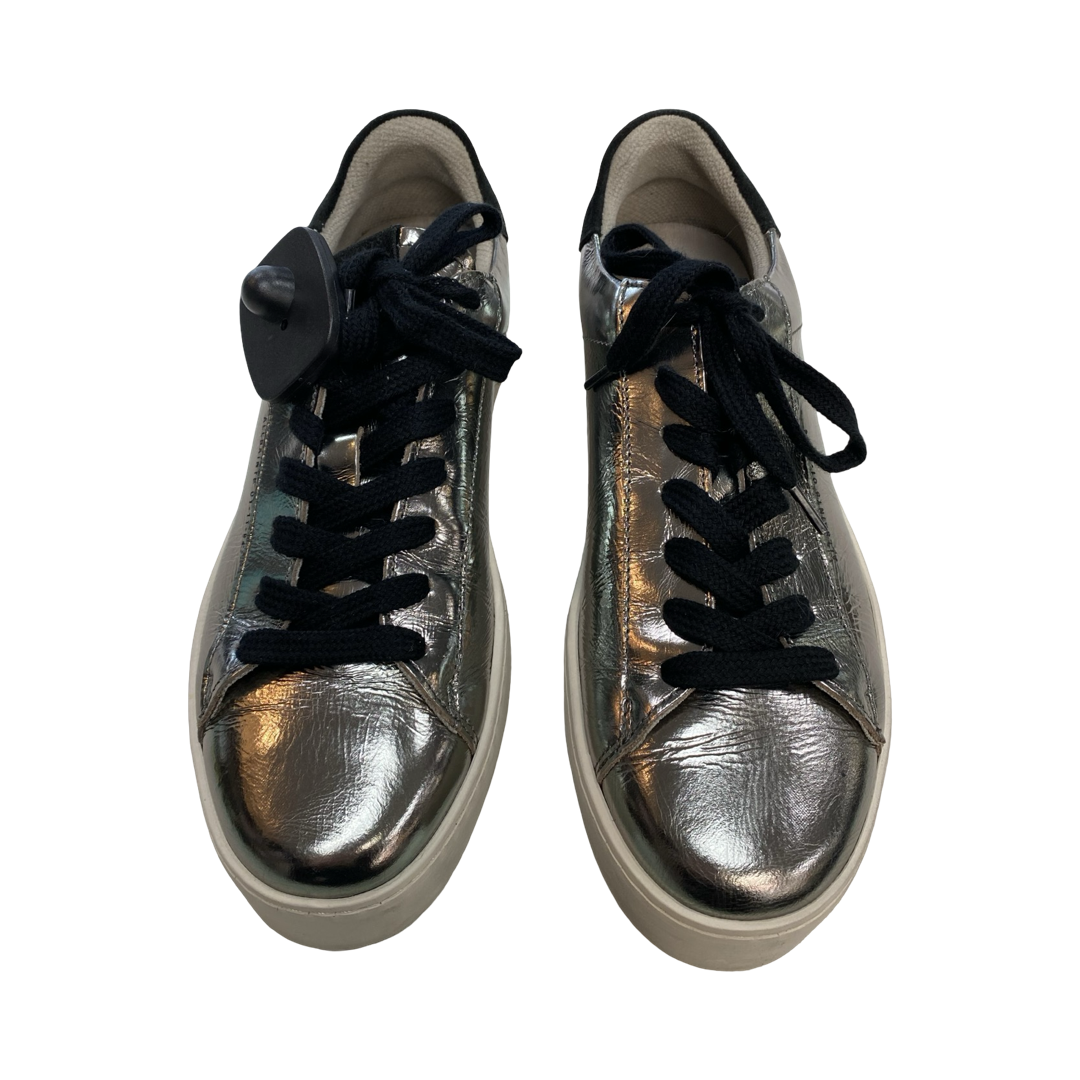 Shoes Designer By All Saints In Silver, Size:8