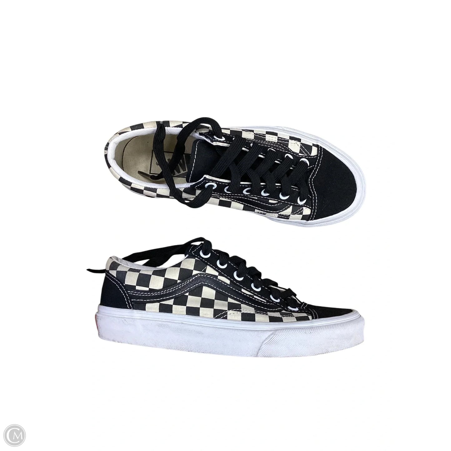 Shoes Sneakers By Vans In Checkered Pattern, Size: 7