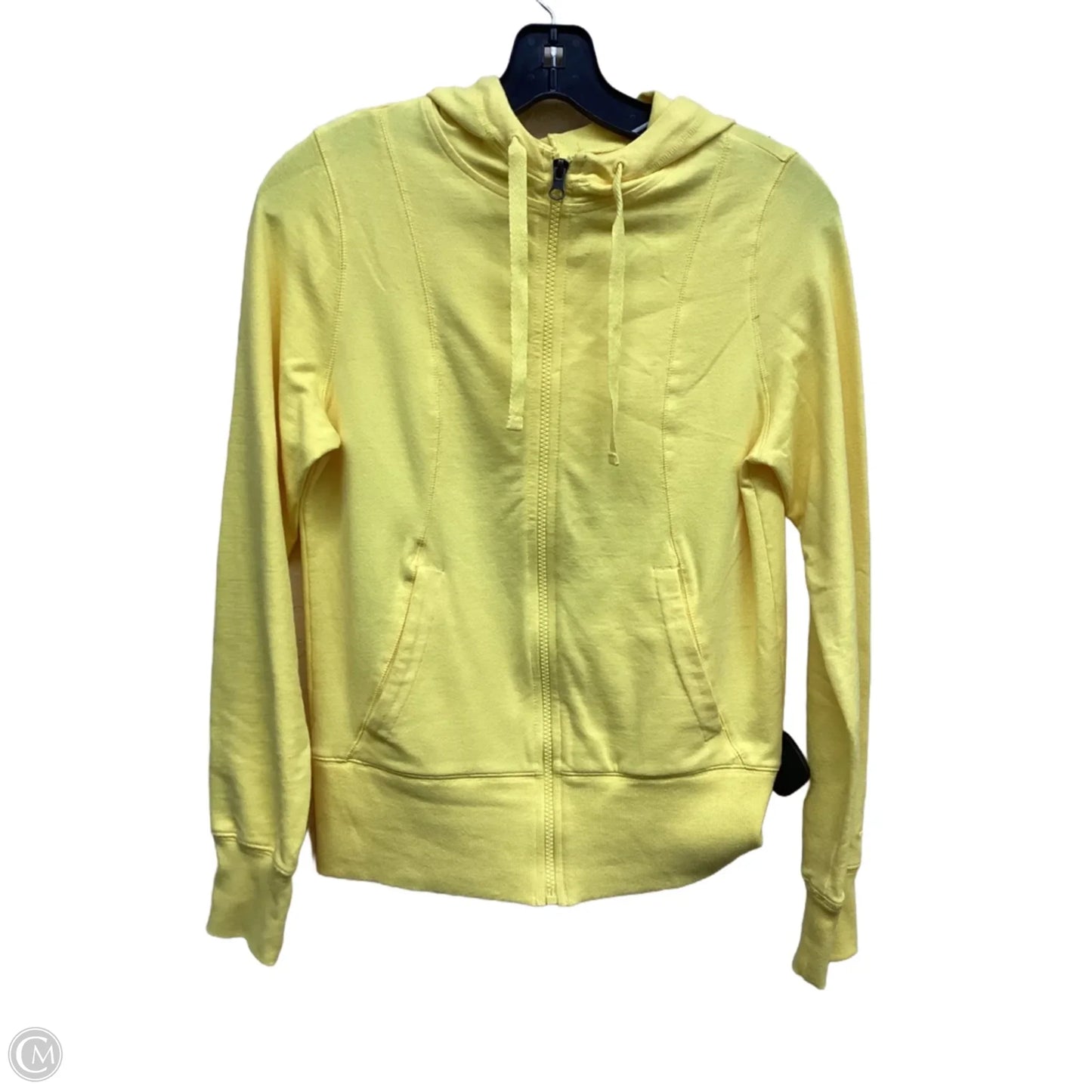 Athletic Jacket By Champion In Yellow, Size: Xs