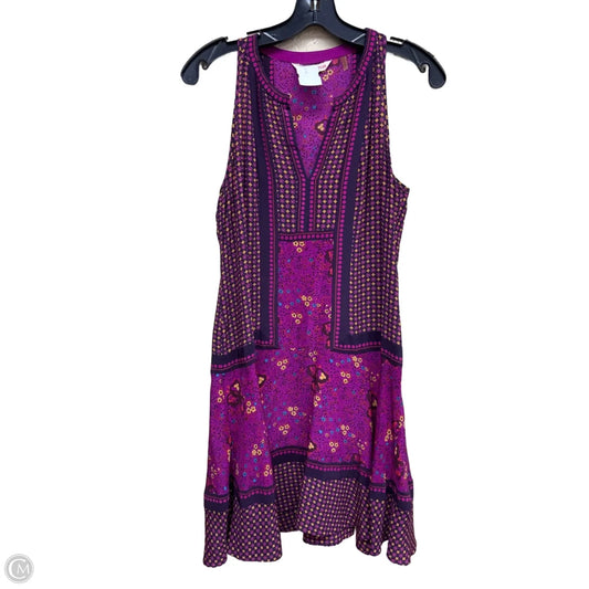 Dress Casual Midi By Rebecca Taylor In Purple, Size: 2