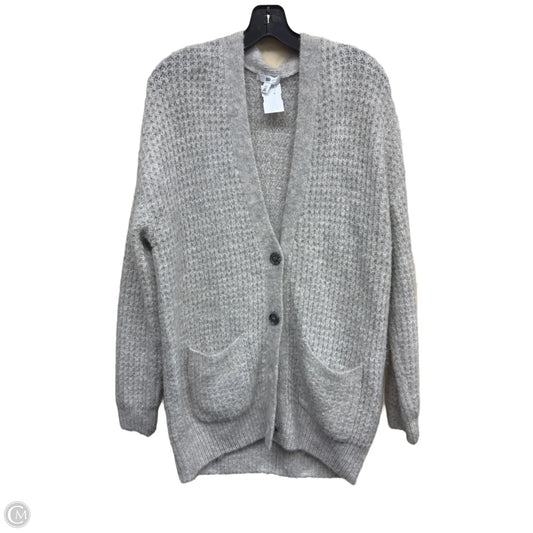 Sweater Cardigan By Bp In Taupe, Size: Xs