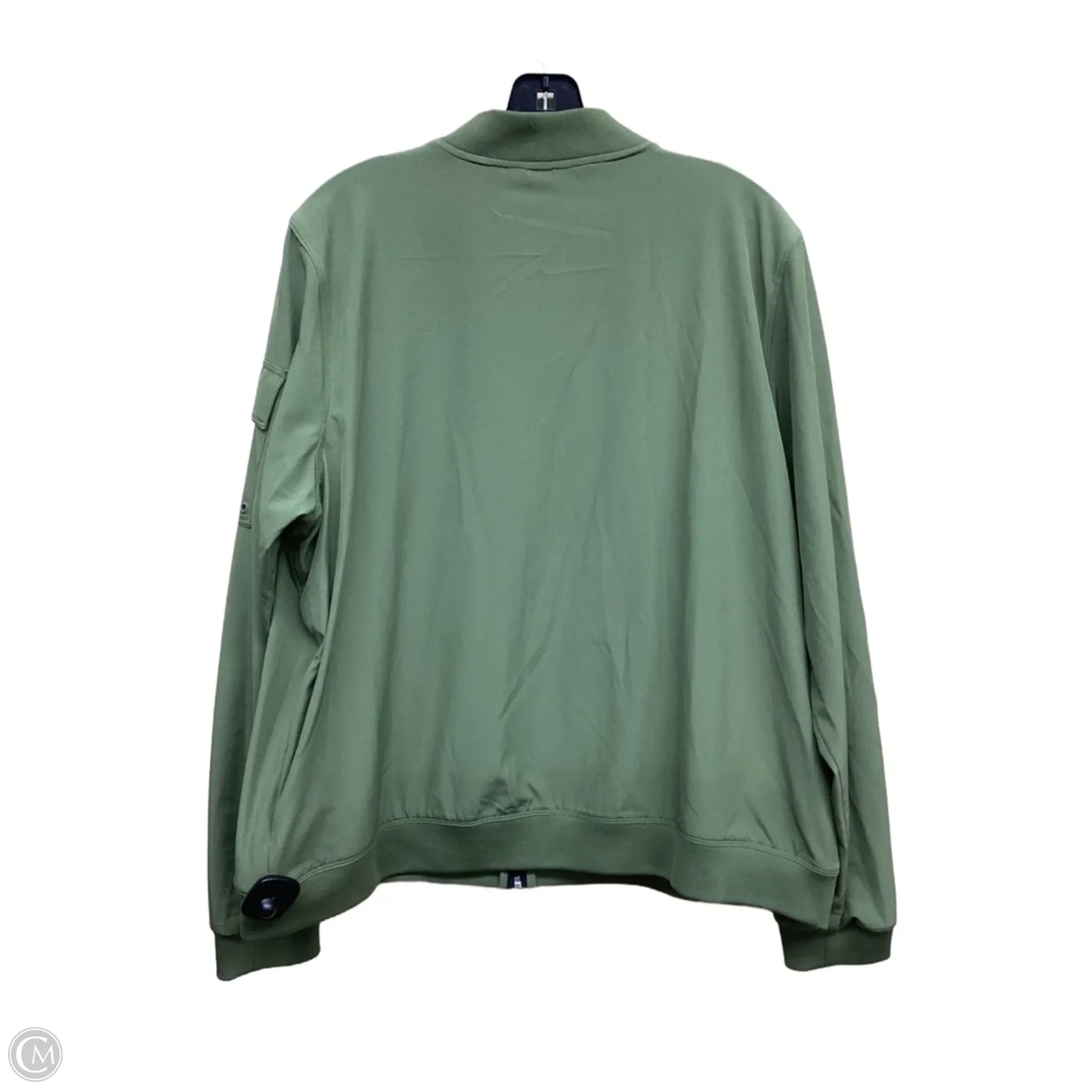 Athletic Jacket By Dkny In Green, Size: Xl