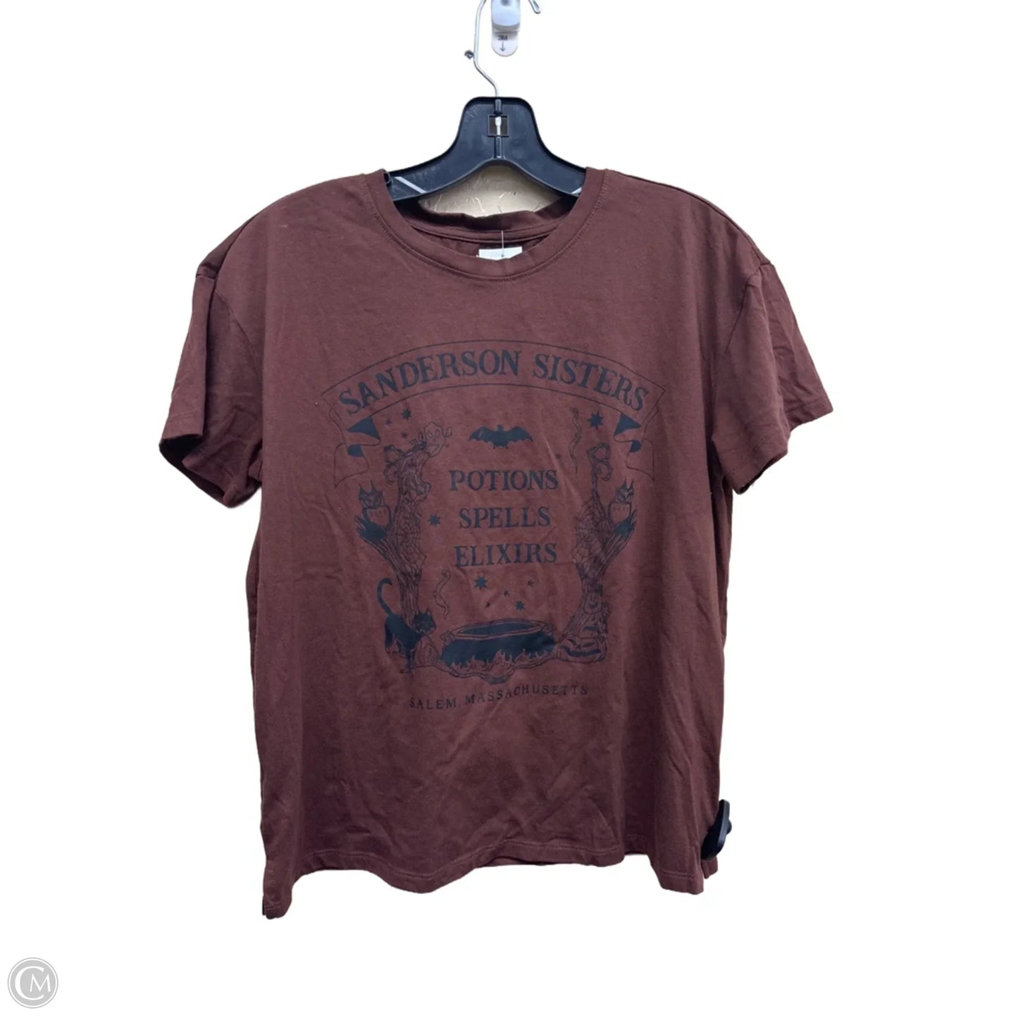Top Short Sleeve By Disney Store In Brown, Size: S