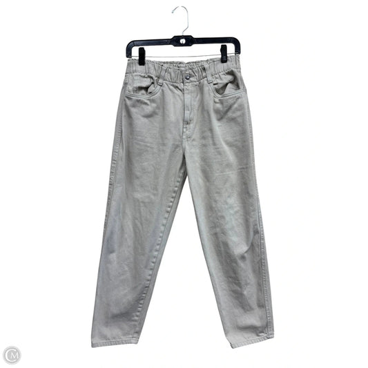 Jeans Straight By H&m In Beige, Size: 8