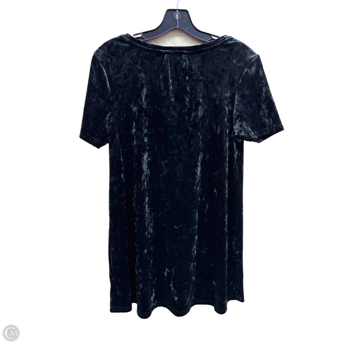 Top Short Sleeve By Velvet In Black, Size: S