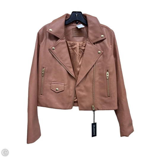 Jacket Moto By Blanknyc In Brown, Size: S