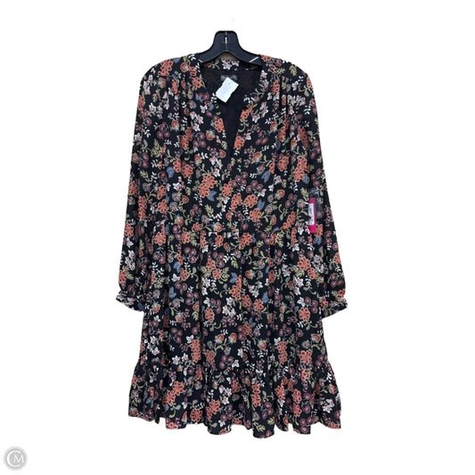 Dress Casual Midi By Vince Camuto In Floral Print, Size: S
