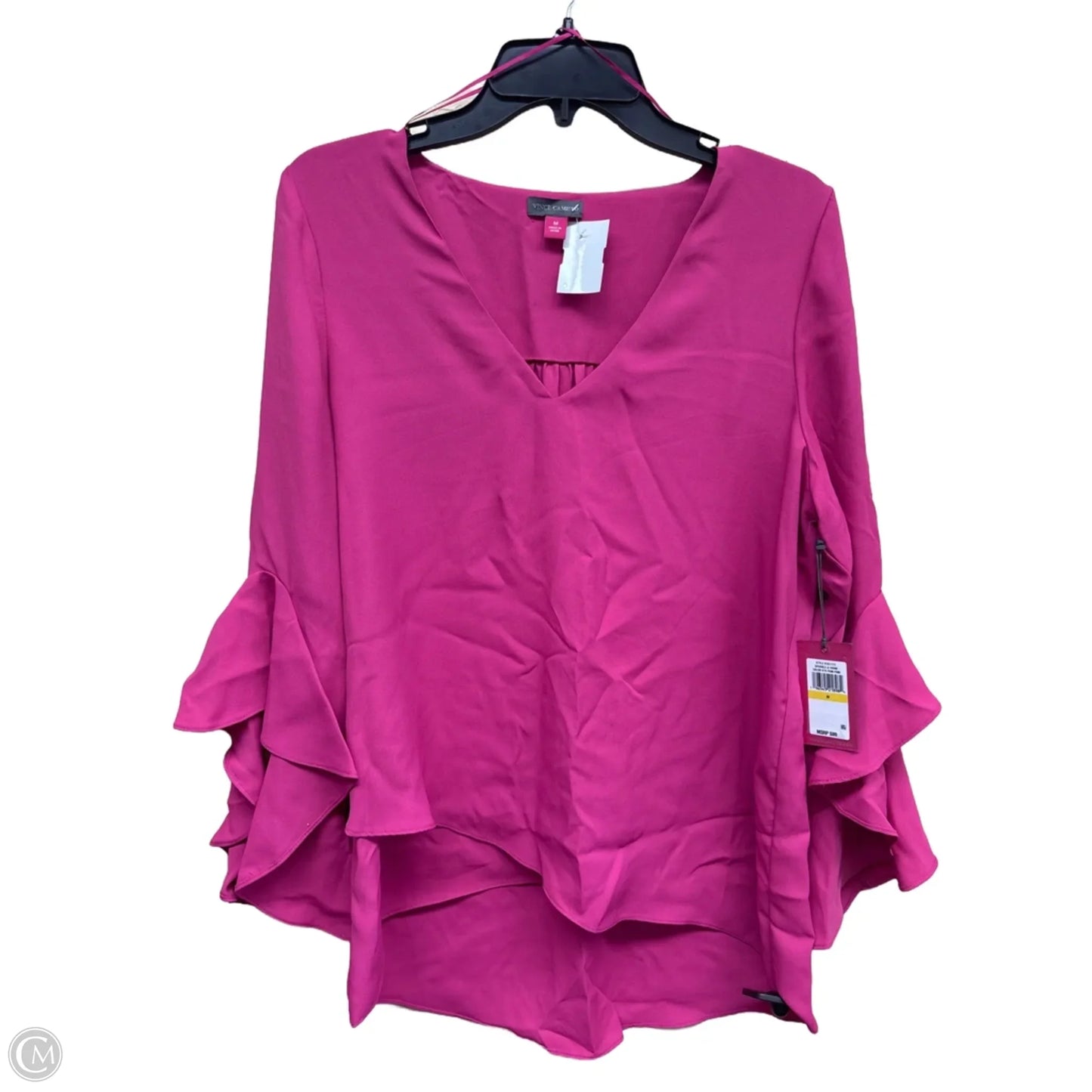 Top Long Sleeve By Vince Camuto In Pink, Size: M