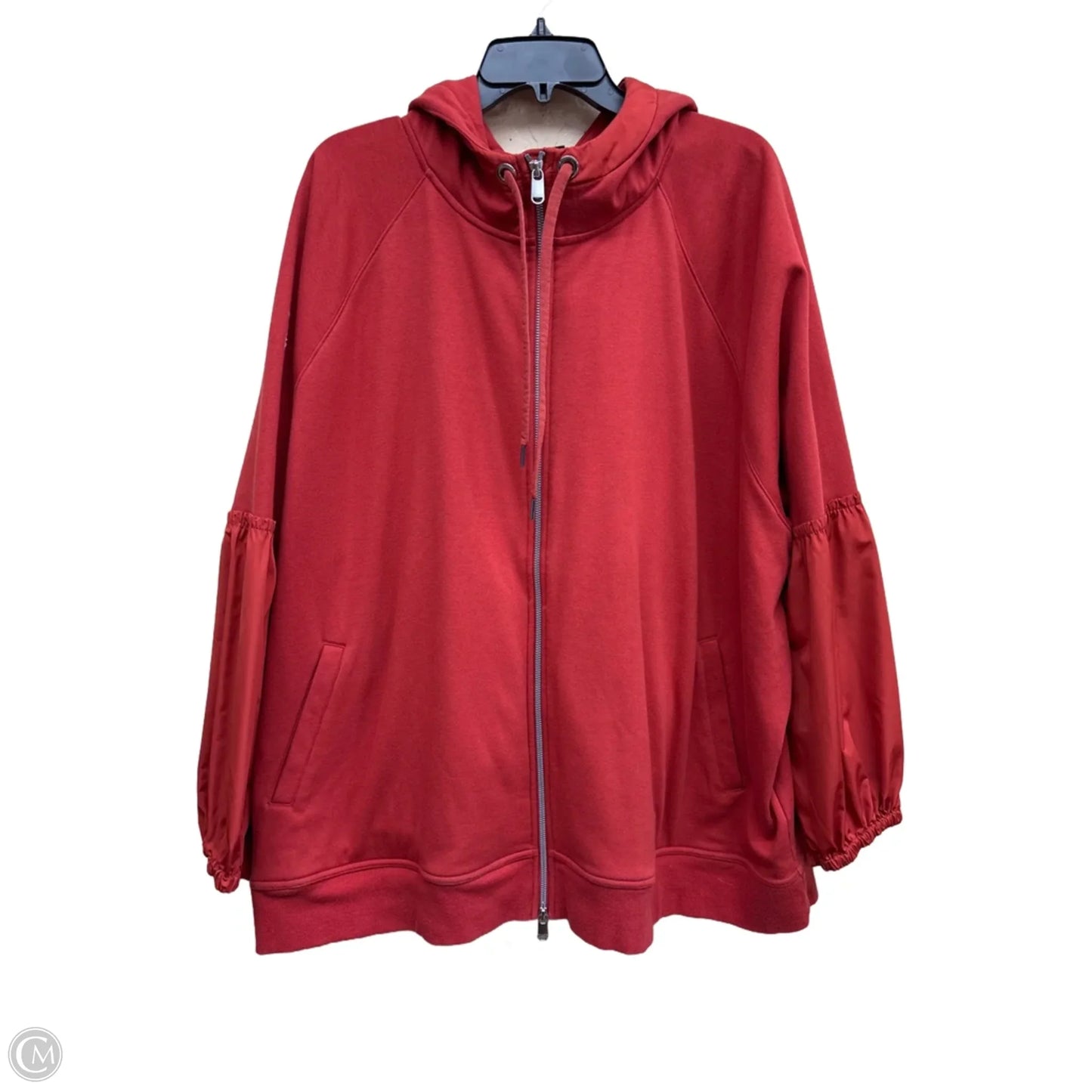 Athletic Jacket By Athleta In Red, Size: 3x