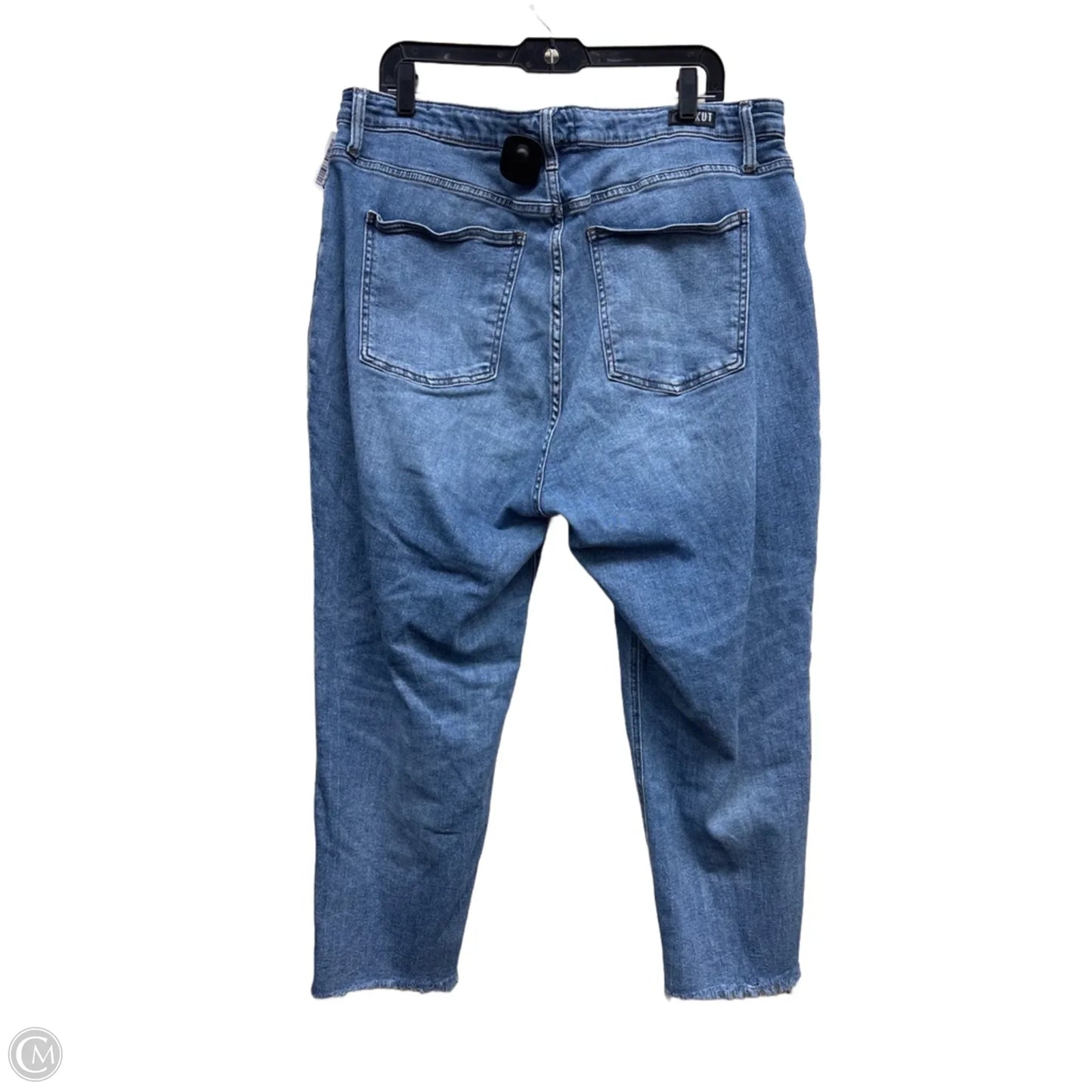 Jeans Straight By Kut In Blue Denim, Size: 20