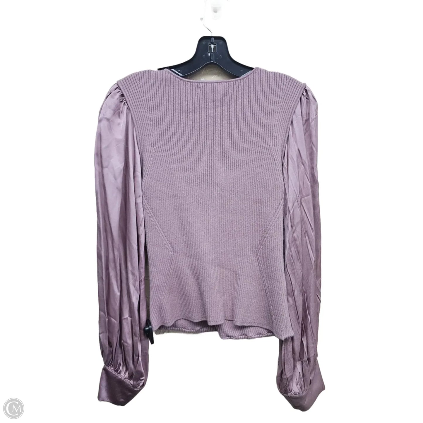 Top Long Sleeve By Anthropologie In Mauve, Size: L