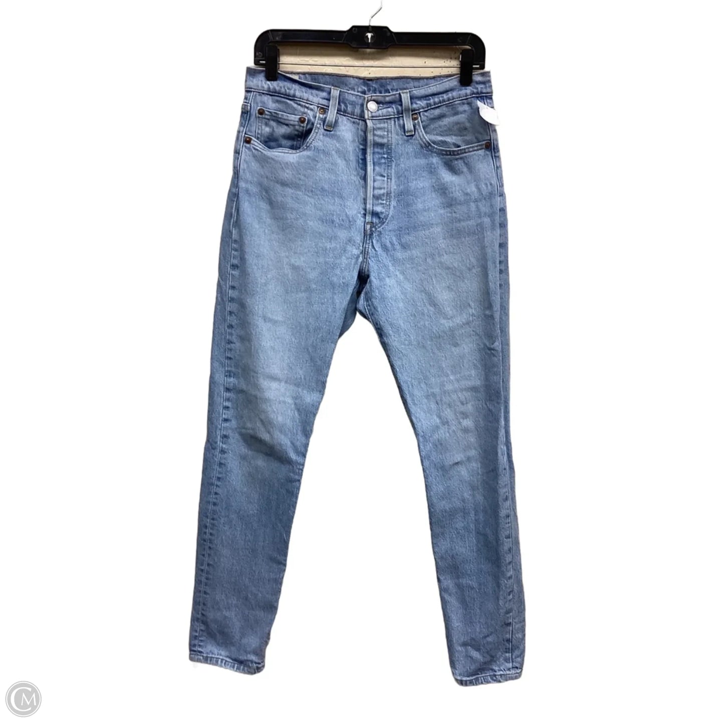 Jeans Straight By Levis In Blue Denim, Size: 6
