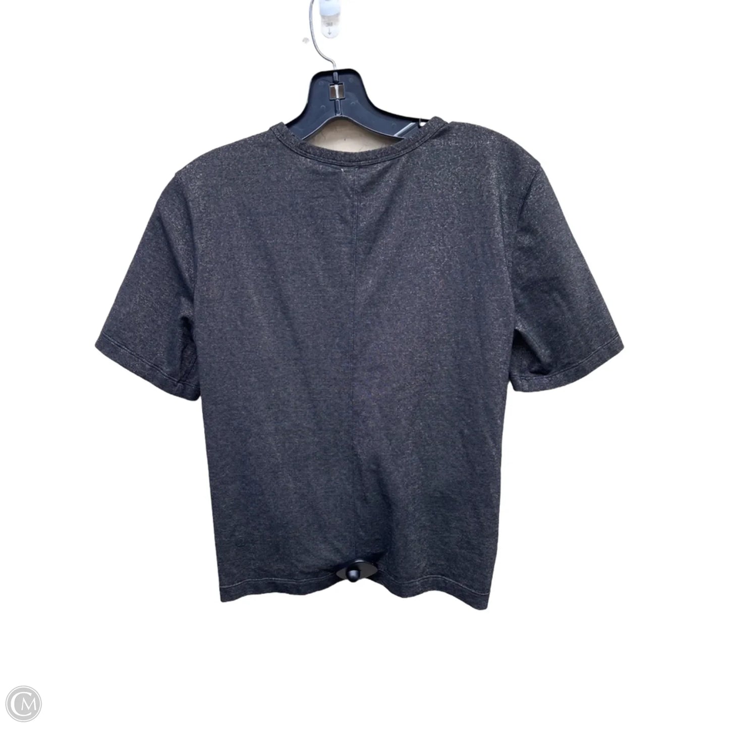 Top Short Sleeve By Clothes Mentor In Black & Gold, Size: S