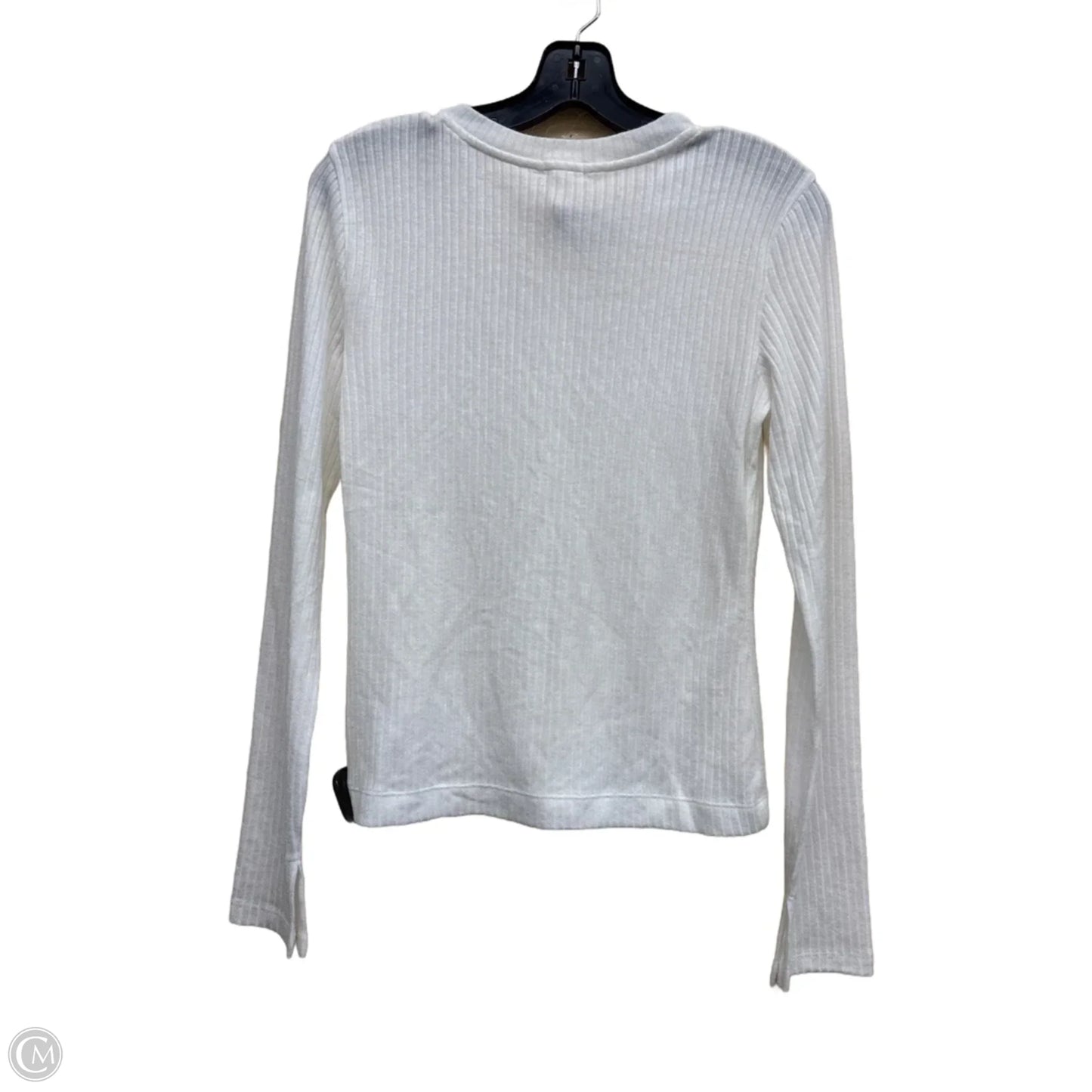 Top Long Sleeve By Aerie In White, Size: M