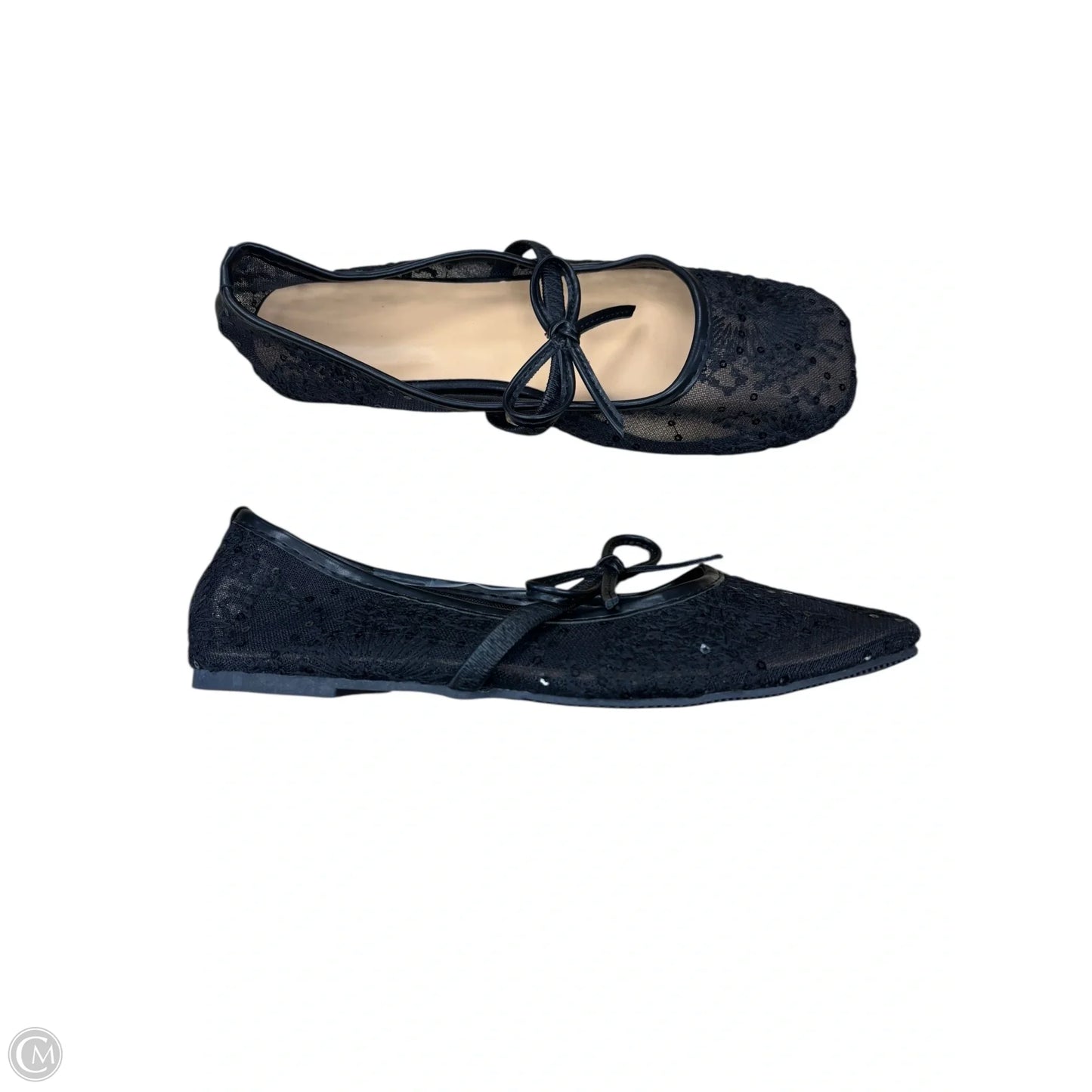 Shoes Flats By Clothes Mentor In Black, Size: 6