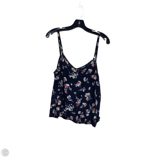 Top Sleeveless By Madewell In Floral Print, Size: L