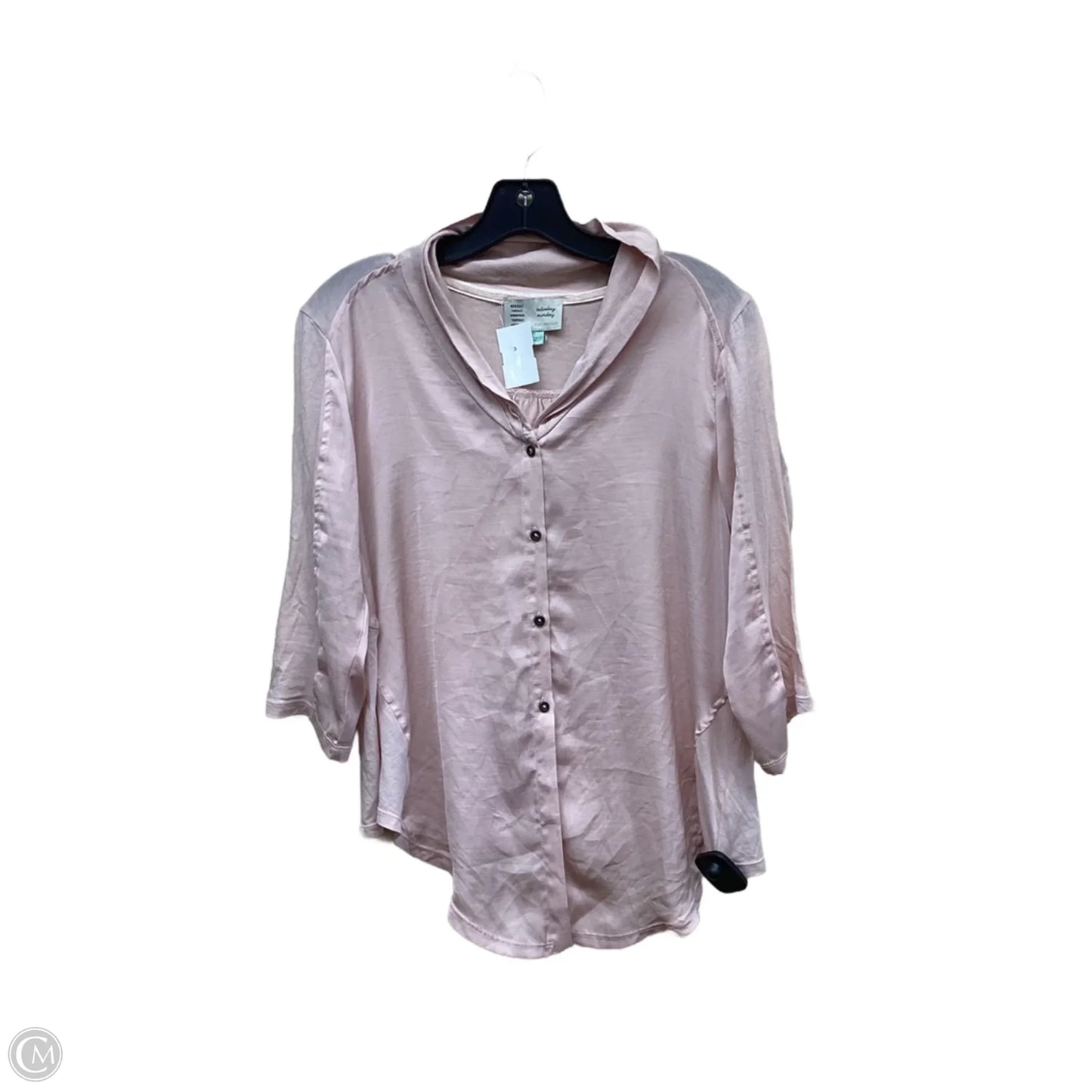 Top Long Sleeve By Saturday/sunday In Pink, Size: Xs