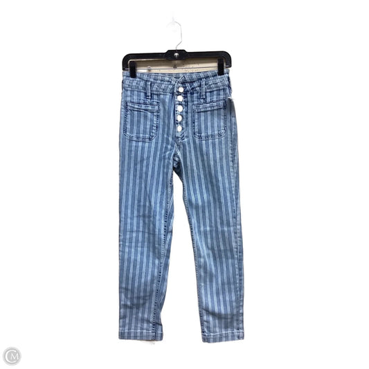 Jeans Straight By Pilcro In Striped Pattern, Size: 4
