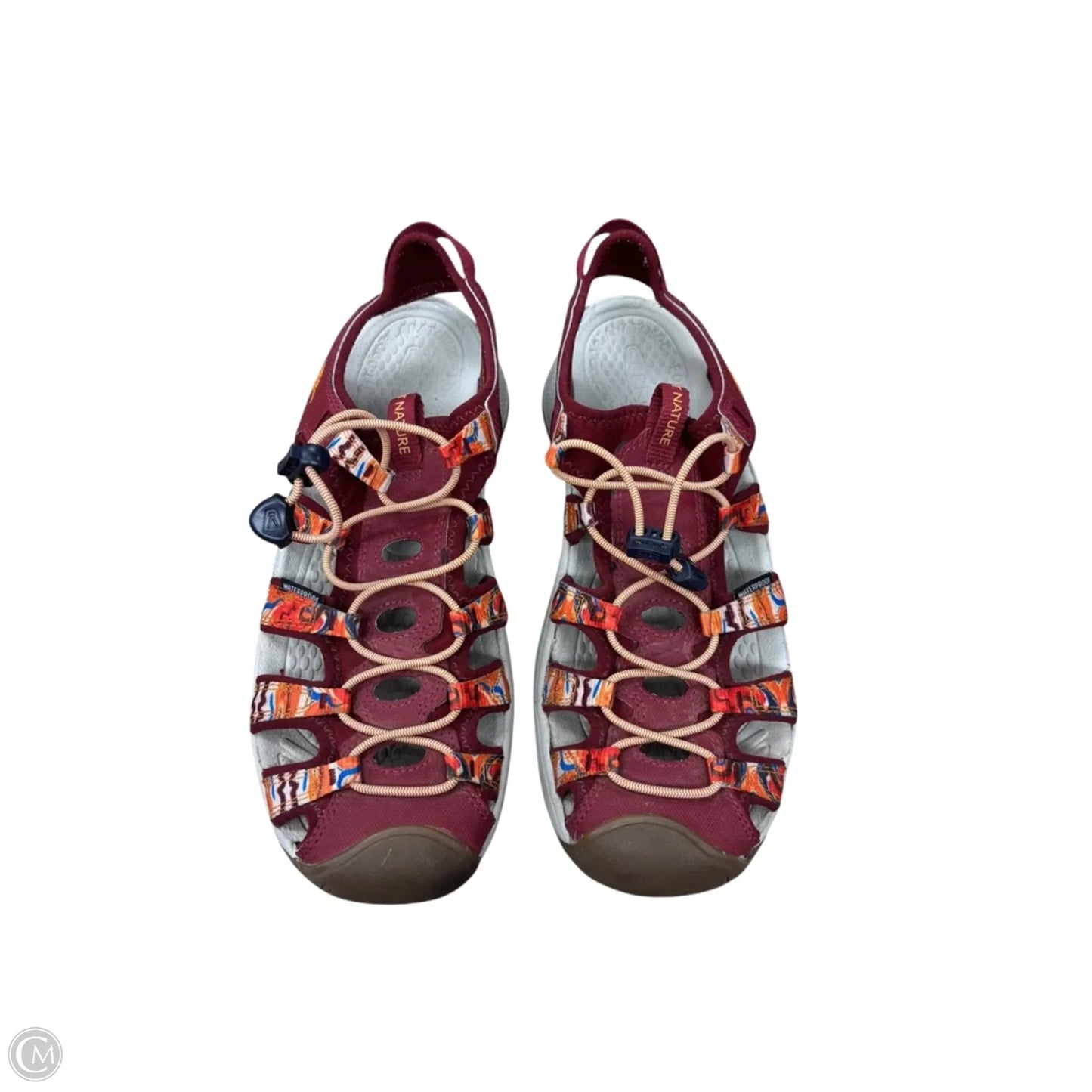 Sandals Sport By Keen In Red & Tan, Size: 9.5