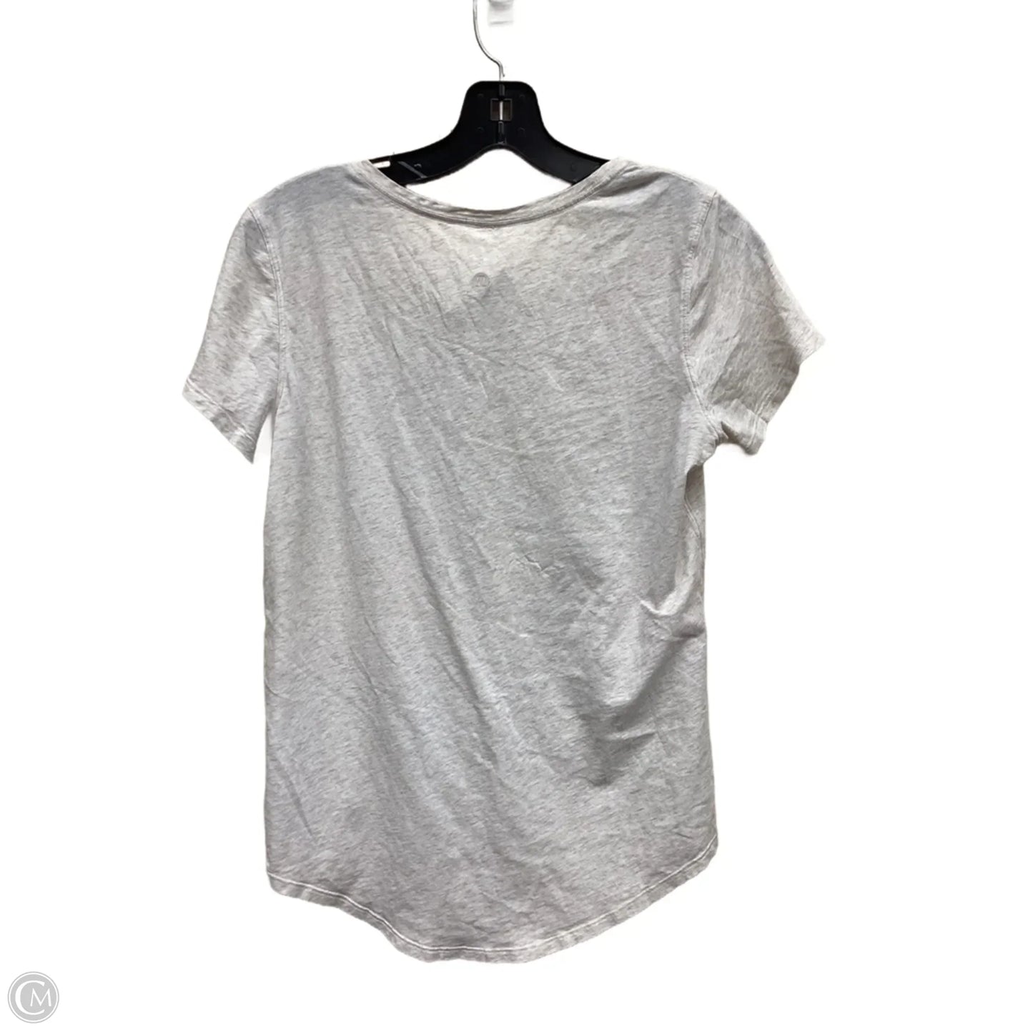Athletic Top Short Sleeve By Lululemon In Cream, Size: S