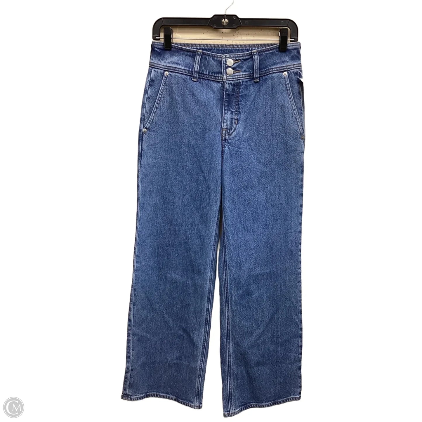 Jeans Straight By J. Crew In Blue Denim, Size: 0