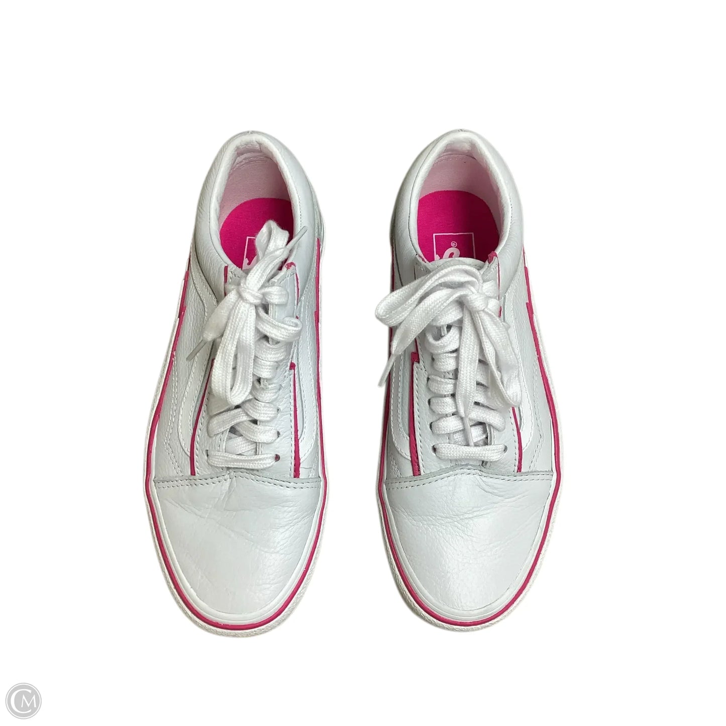 Shoes Sneakers By Vans In Grey & Pink, Size: 8.5