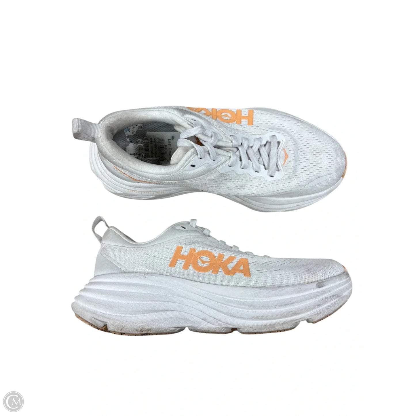Shoes Athletic By Hoka In White, Size: 5.5