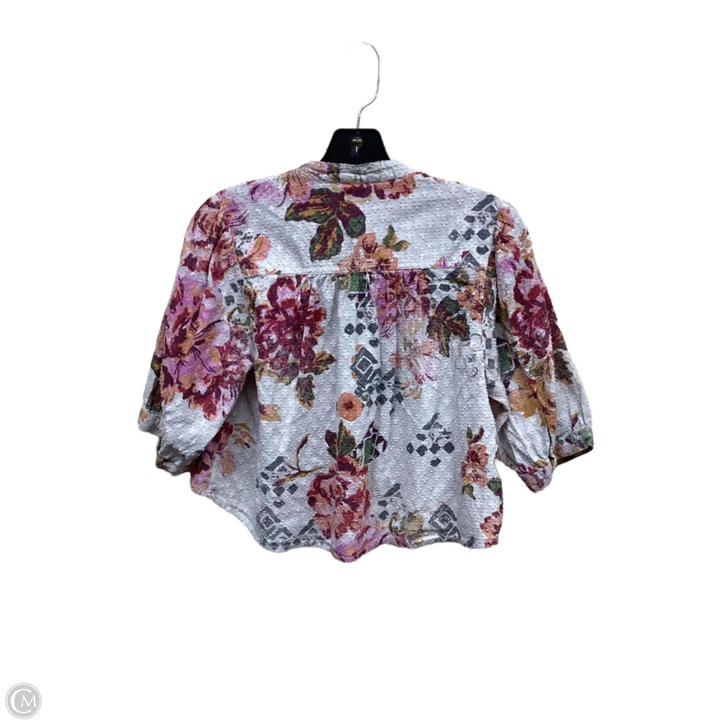 Top Short Sleeve By Pilcro In Floral Print, Size: S
