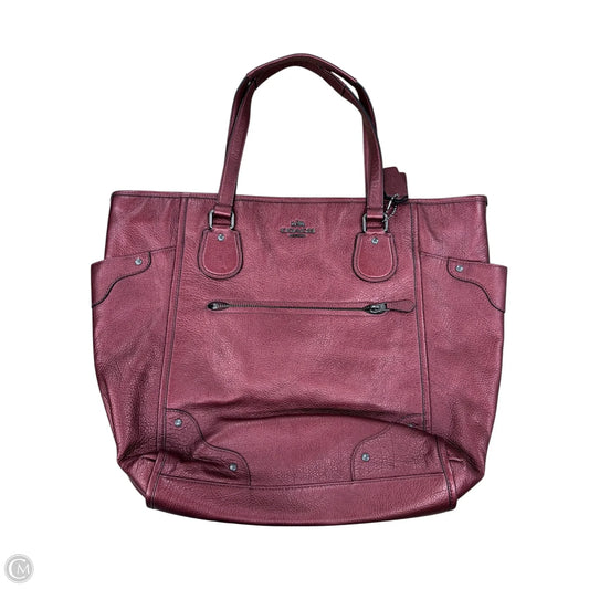 Handbag Designer By Coach, Size: Large
