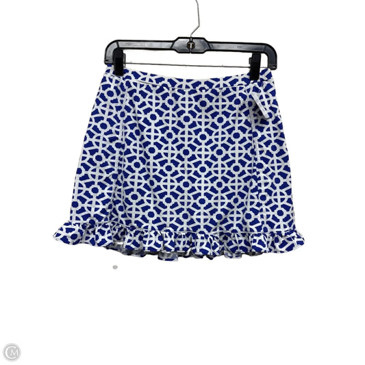 Athletic Skirt By Clothes Mentor In Blue & White, Size: S
