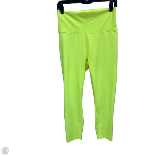 Athletic Leggings By Fabletics In Yellow, Size: L