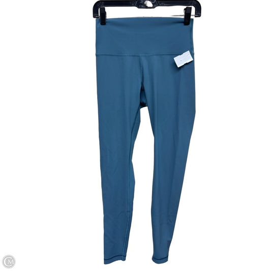 Athletic Leggings By Lululemon In Blue, Size: 6
