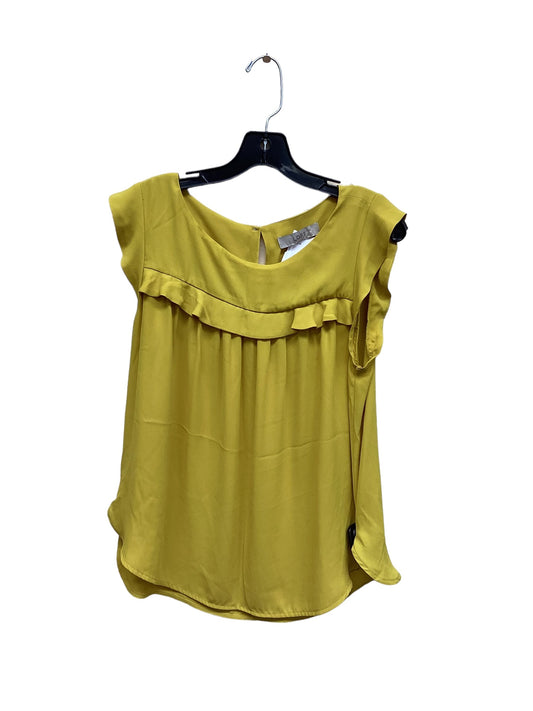 Yellow Top Sleeveless Loft, Size M