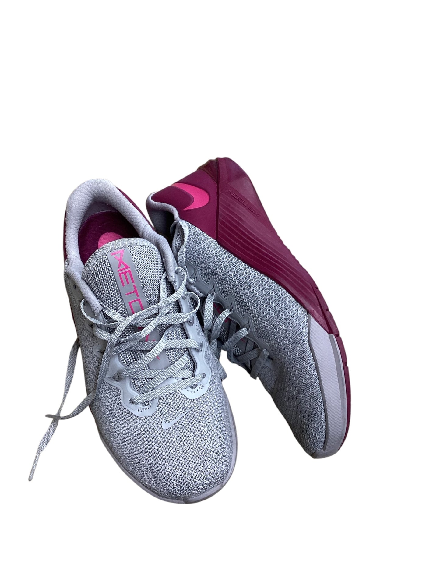 Shoes Athletic By Nike In Grey & Purple, Size: 8